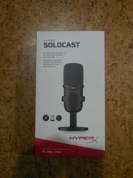 Новий USB-мікрофон HyperX SoloCast Black
