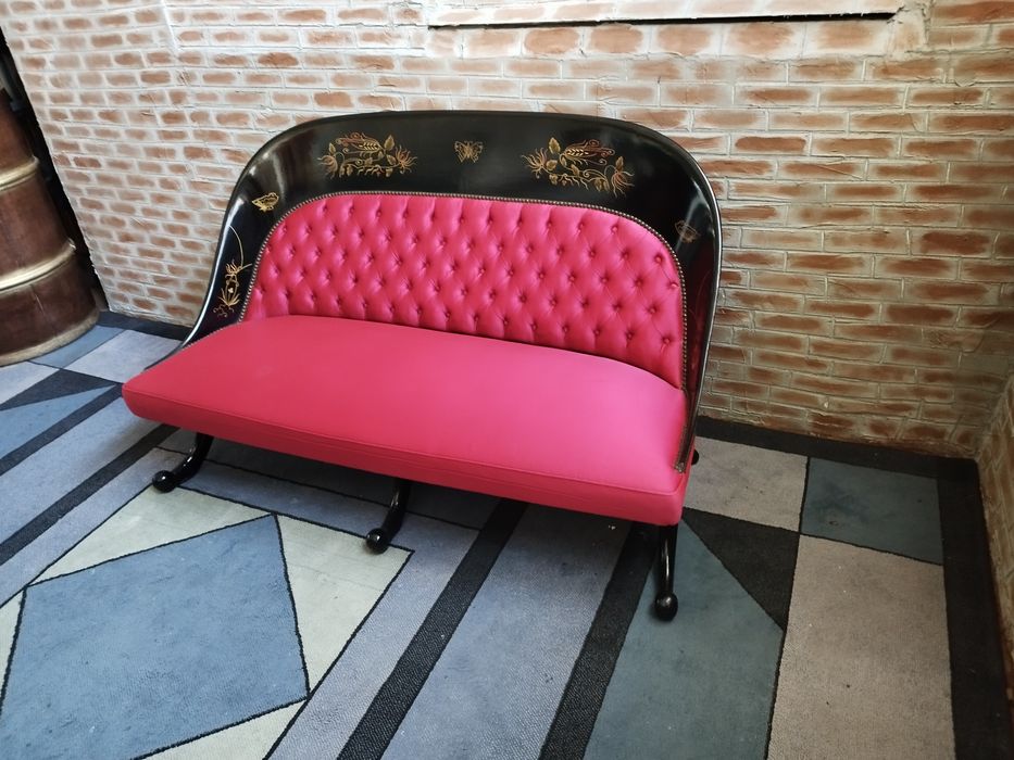 piękna sofa egipska Antyk Vintage 3 osobowa