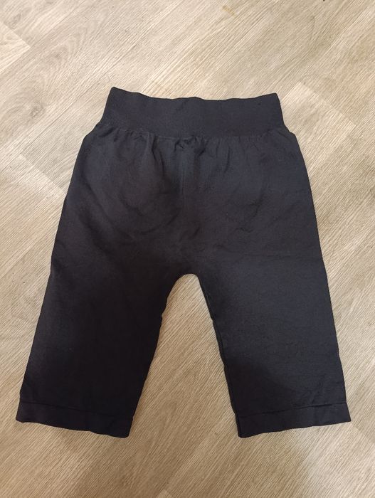 Велосипедки бесшовные черные, велосипедки  в рубчик  цвет графит