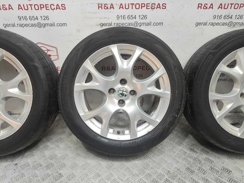 Conjunto Jantes R16 Alfa Romeo Mito 2008 a 2016 Original