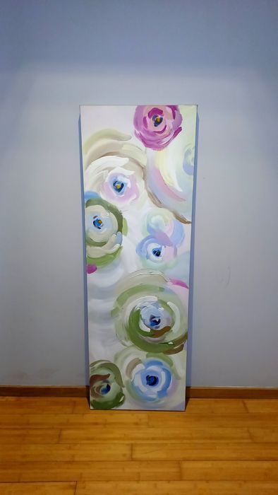 Tela pintada a óleo