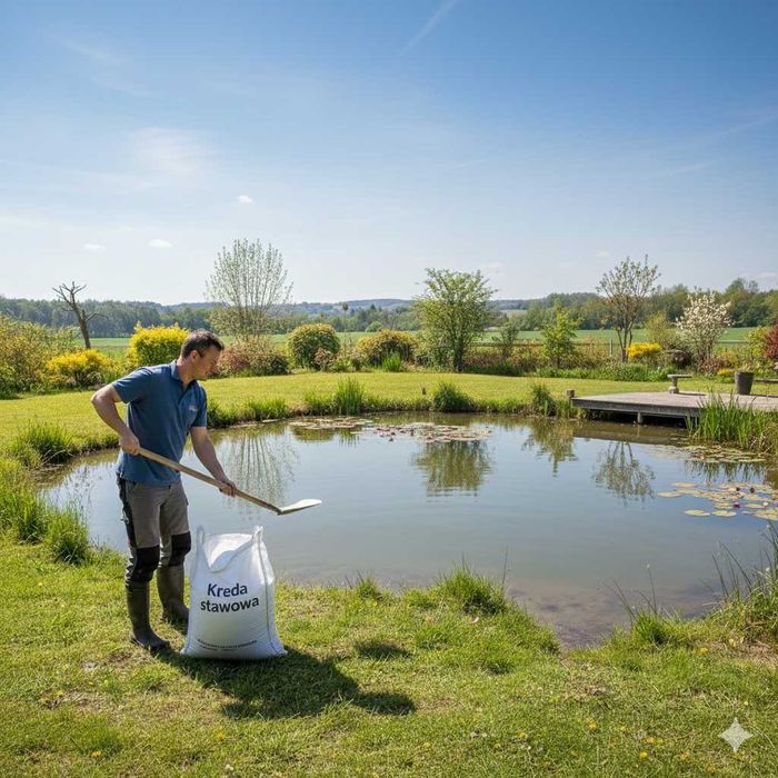 Kreda Stawowa 30kg - naturalna, ekologiczna, bezpieczna dla ryb