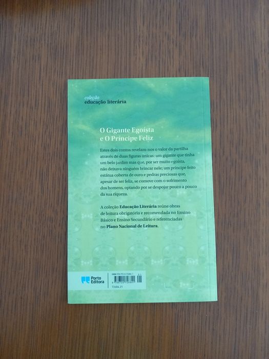 Livro "O Gigante Egoísta e o Príncipe Feliz"
