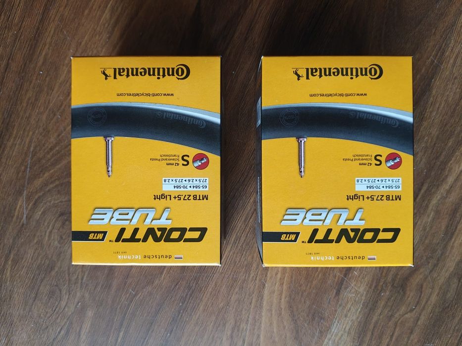 Continental tube mtb 27,5+ Light dętki 2 sztuki nowe