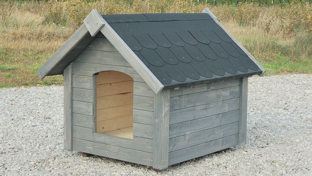 Buda dla psa Ocieplana 100% litego drewna DOSTAWA W CAŁOŚCI drew-pol