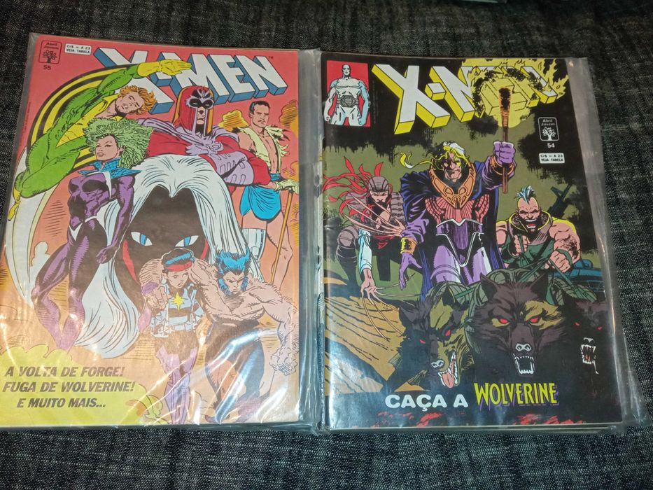 Lote X Men anos 80 e 90