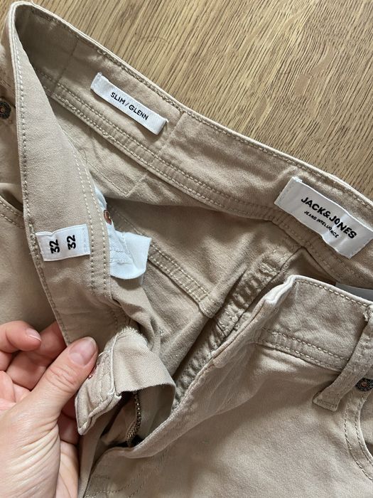 Брюки бежеві Jack&Jones чоловічі С-М