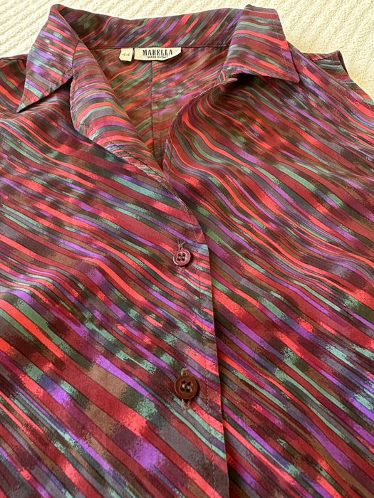 Marella 100% pure silk top size 36