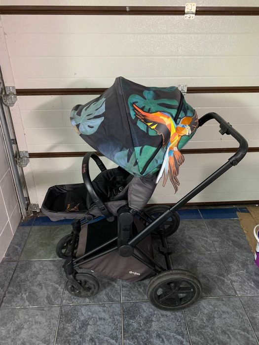 Wózek Cybex Priam Birds Of Paradise + Gondola Baza Fotelik Akcesoria