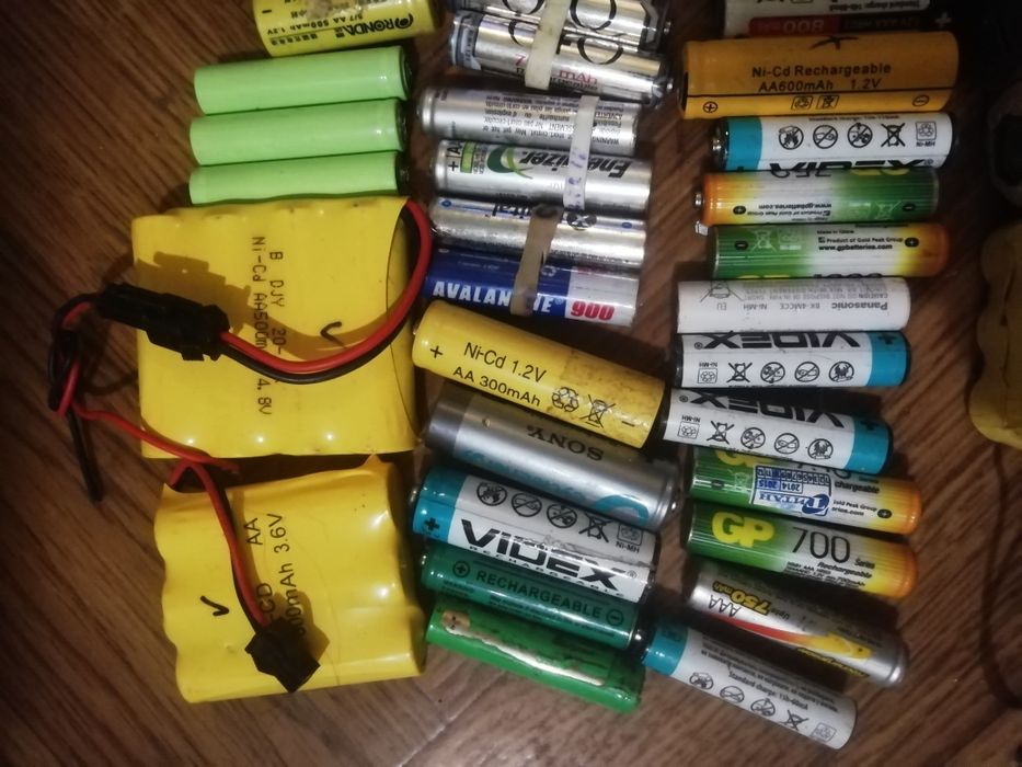 АКБ аккумулятор акумулятор ni cd AA, AAA 80 шт 1 лотом