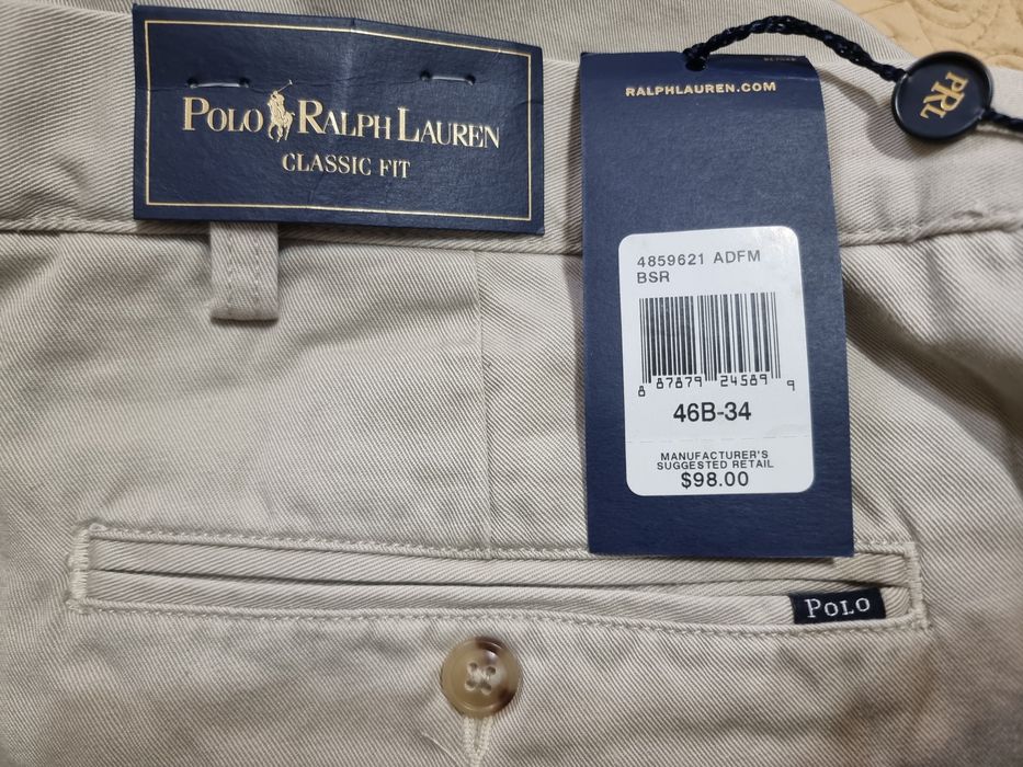 Оригінал 100% Чоловічі штани polo ralph lauren 46BX34