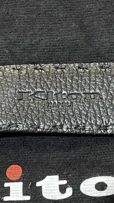 Kiton Napoli мужской кожаный ремень