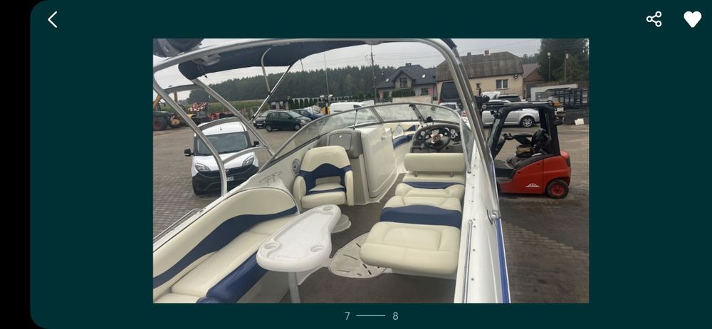 Łódź motorowa zamiana  bowrider motorówka Tahoe 254 14 osób 6.2 wtrysk