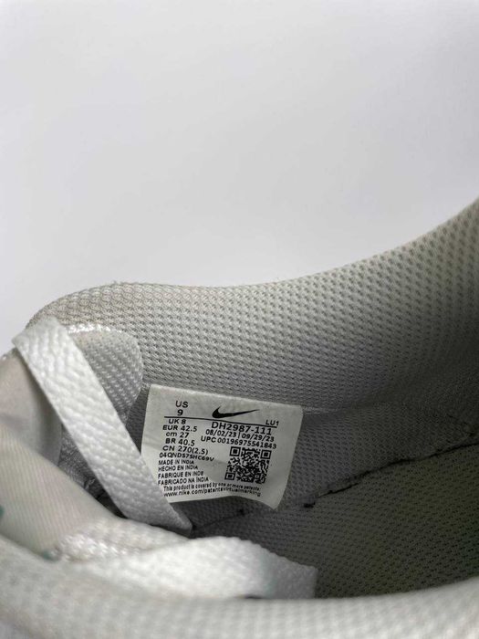 Білі чоловічі кросівки nike court vision 42.5
