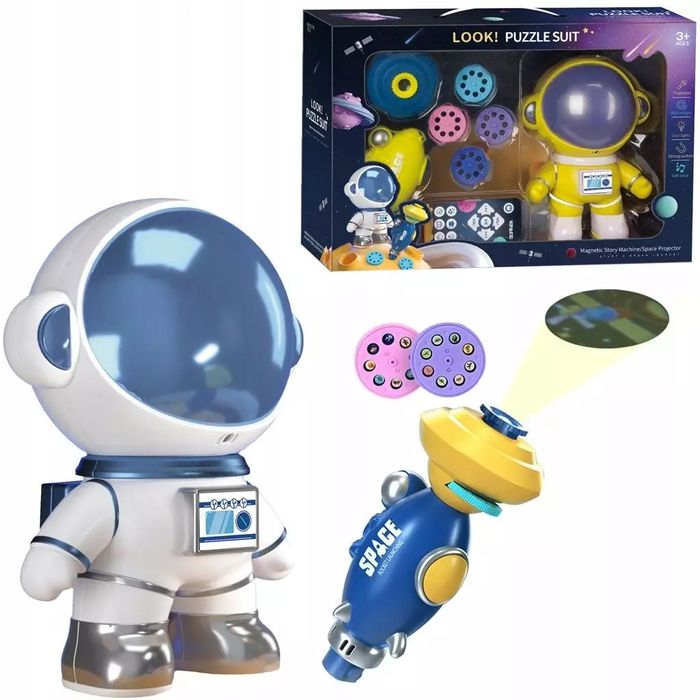Astronauta z projektorem na pilota. Trifox. Nowy Produkt