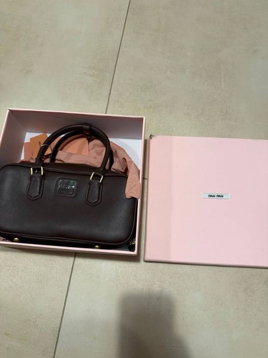 Torebka miu miu brązowa