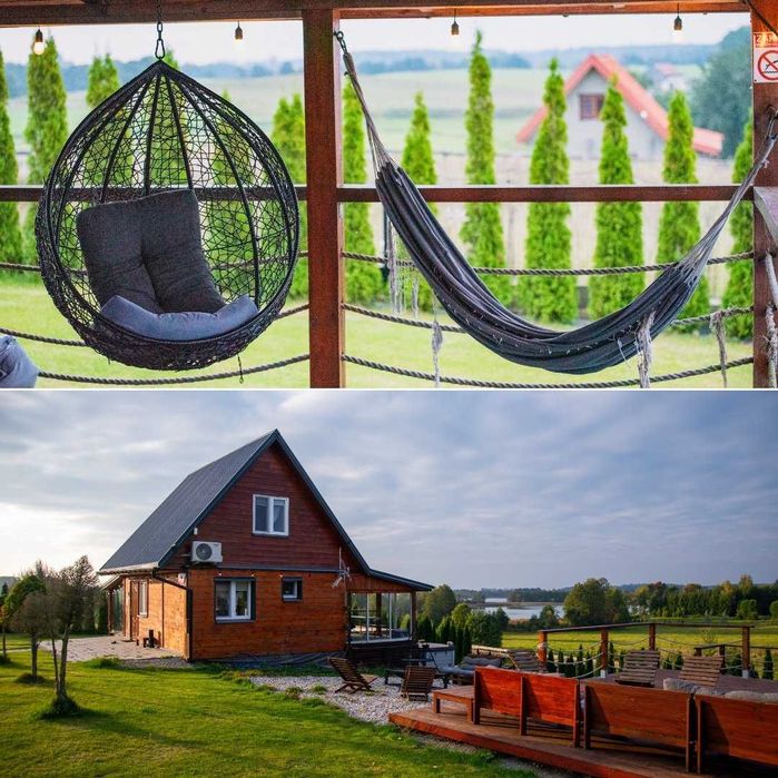 Domek z Basenem Mazury - dom do wynajęcia na wyłączność | jacuzzi i sauna w cenie | nad jeziorem | Wolny długi weekend 4-7.06