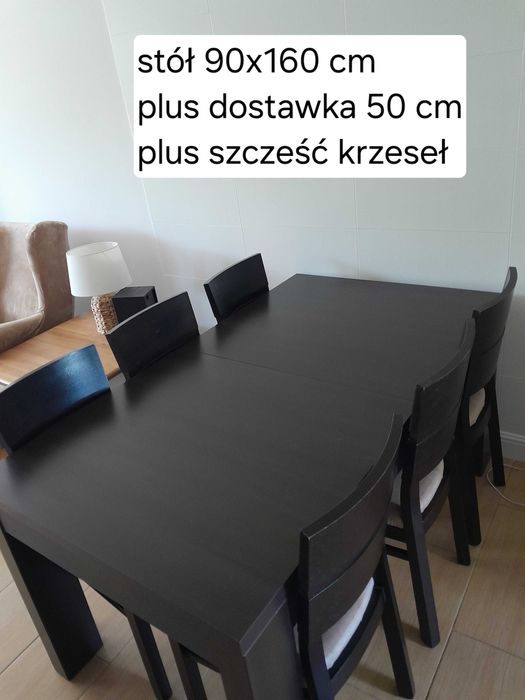 Stół * krzesła * komoda x3 * stolik * komplet **Black Red White** BRW