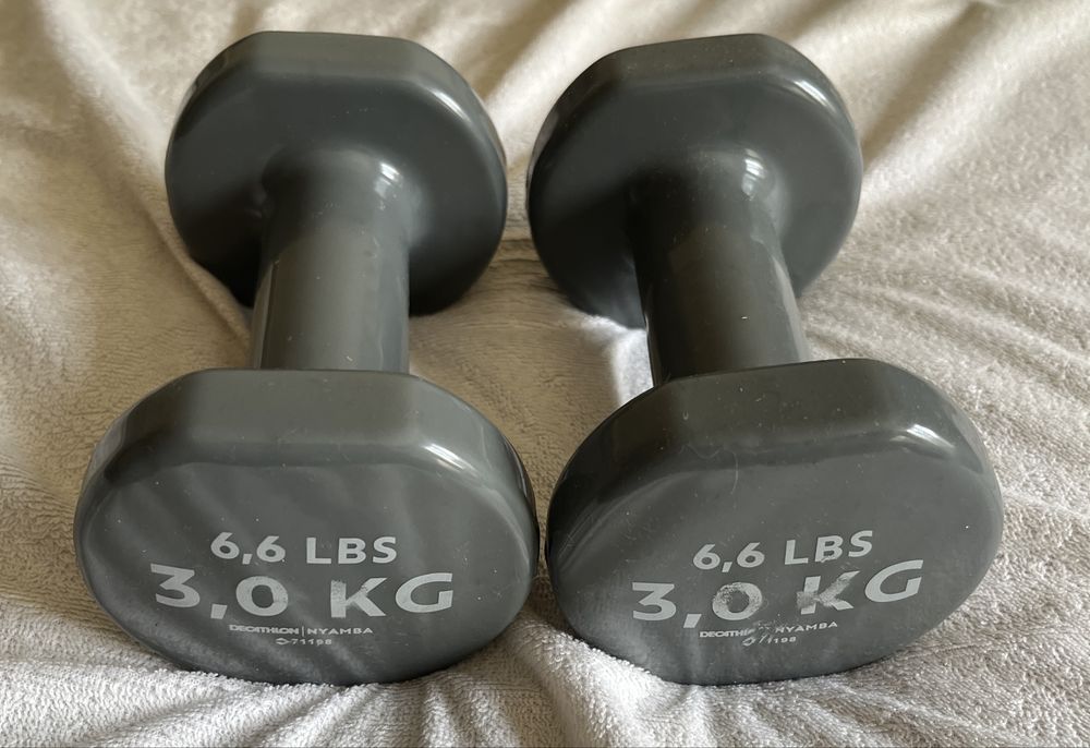 Par Halteres Domyos 3 kg / 6 kg total – Decathlon