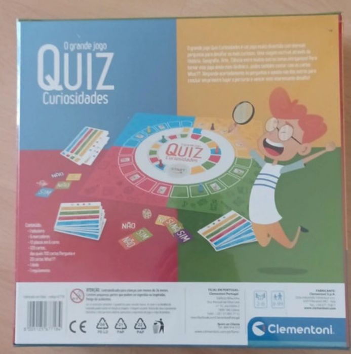 Jogo didático Clementoni, Novo. Para 9 anos