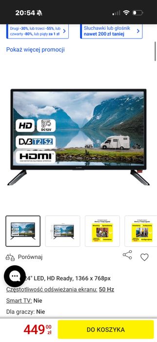 Telewizor kiano 19 cali