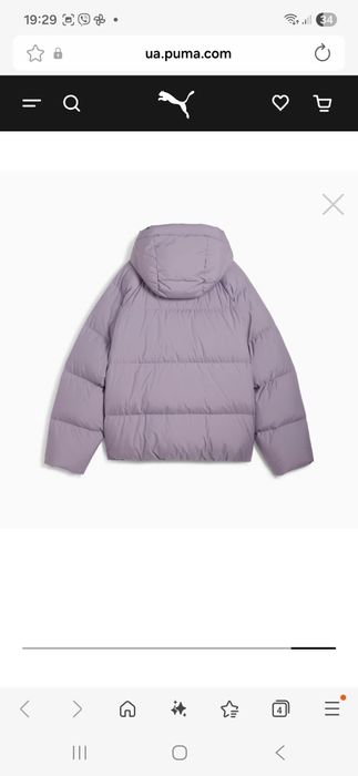 Продам пуховик Puma