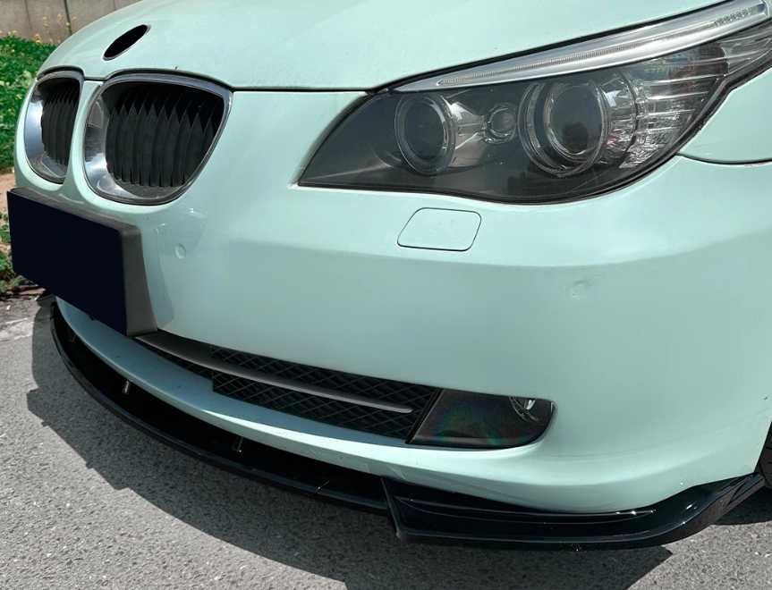 SPLITTER DOKŁADKA Zderzaka Zwykły DLA BMW E60 E61 2008/2010 Czarny