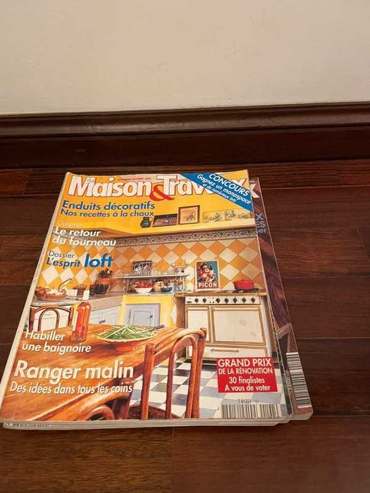 15 revistas de decoração internacionais e nacionais.