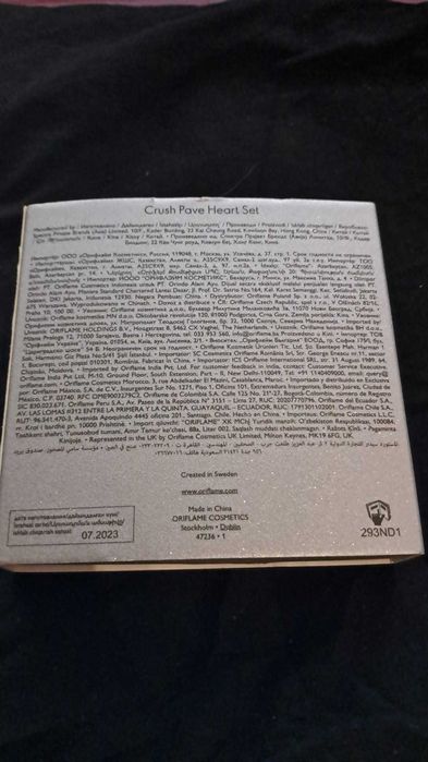 Colar Oriflame - Crush Pave Set com  Caixa Original