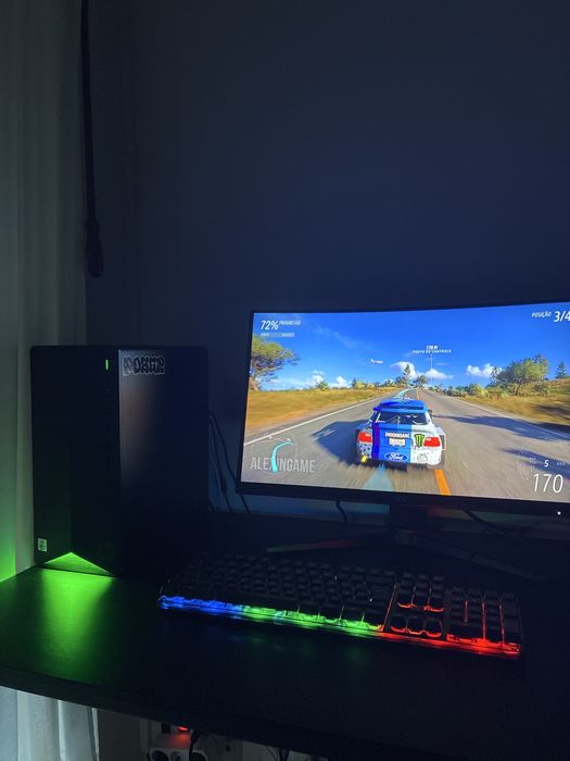 PC Gamer + Monitor  24″ 144Hz + Teclado e Rato GXT – Como Novo