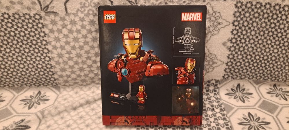 Nowe Klocki Lego Marvel 18 + 76327  Popiersie  Iron Mana  MK4