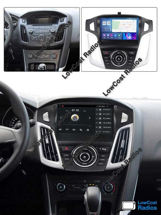 (NOVO) Rádio 2DIN 9" • FORD Focus MK3 (2011 a 2019) • Android 15 GPS