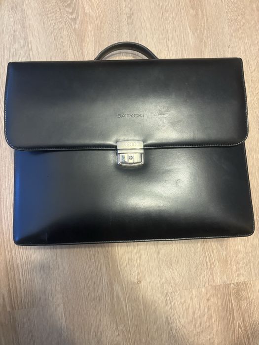 Batycki Audi teczka ze skóry, aktówka