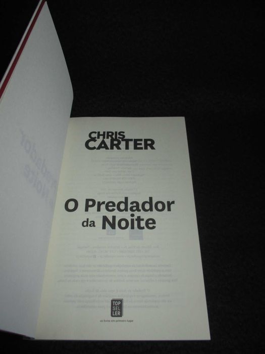 Livro O Predador da Noite Chris Carter