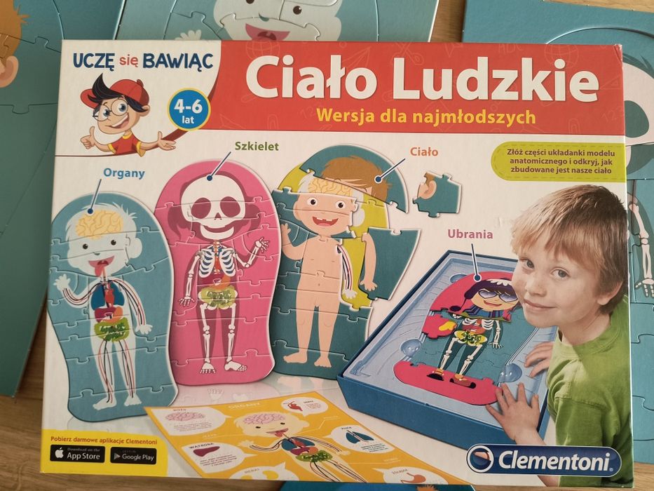 Clementoni puzzle ludzkie ciało