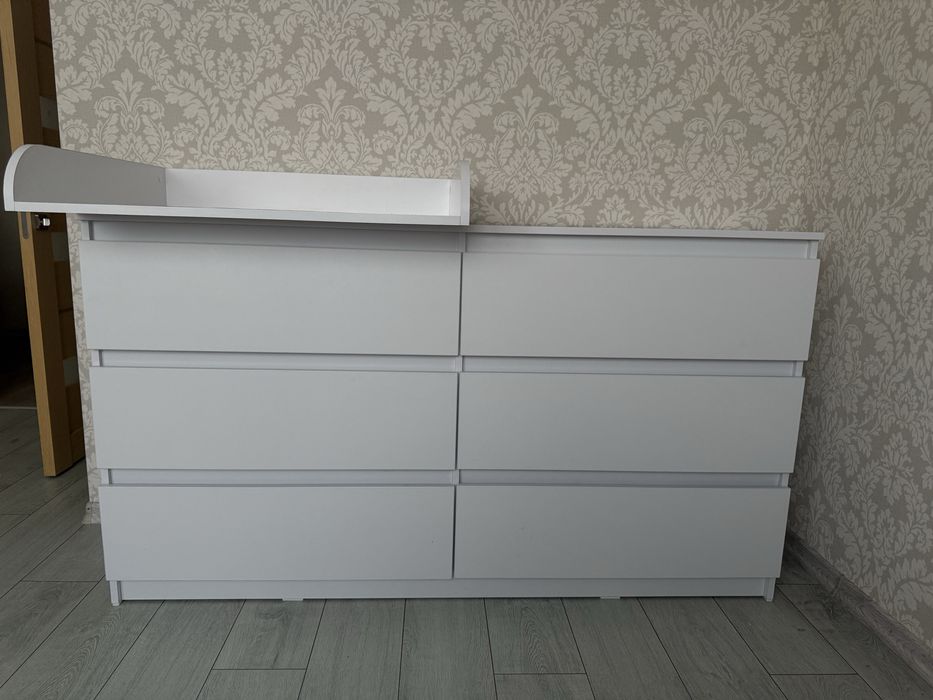 Комод з пеленальним столиком (столик знімається)