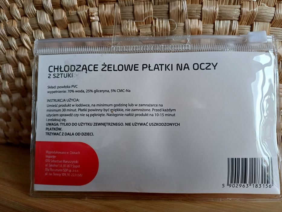 Chłodzące płatki pod oczy Eloy
