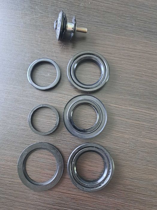 Zestaw sterujący aluminiowy, A-Head, 2,9 cm, półzintegrowany Loo