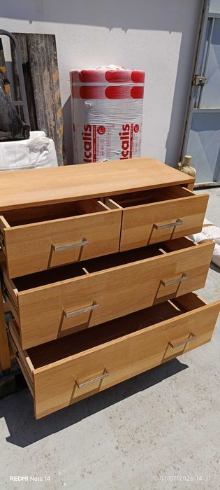 Cama de Casal / Estante / Cómoda (Conjunto)