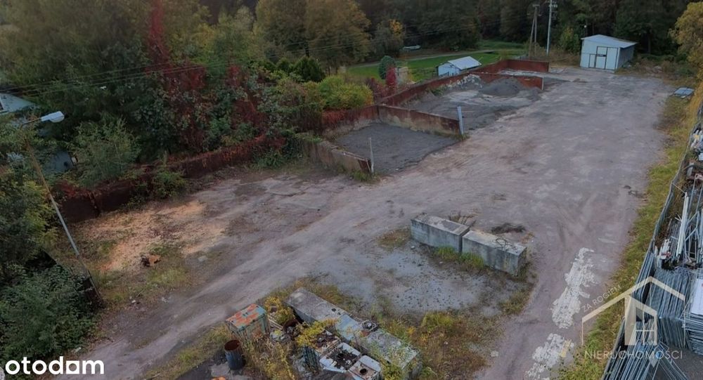 Utwardzony plac 3500 m², h. garażowa, 300 M od S52 - Widok 3