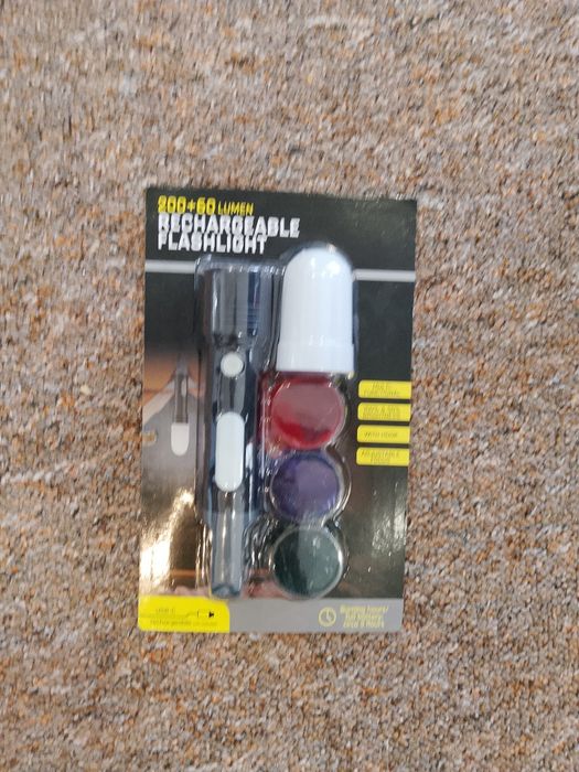 Latarka wielo kolorowa + żaruwka