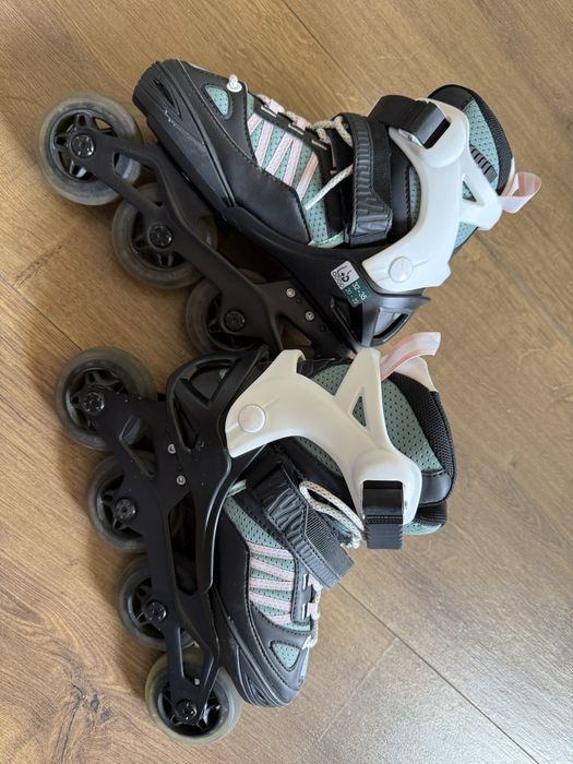 Rolki Oxelo Junior Fit 5 rozmiar 32-35 bardzo dobry stan
