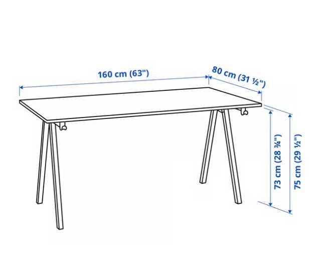 2 Secretarias IKEA 160x80 cm