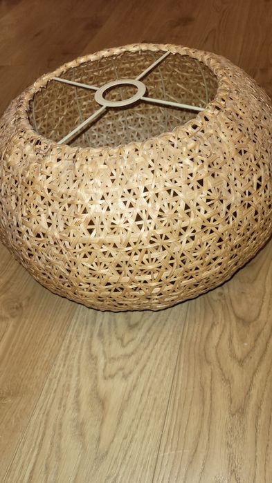 Lampa wisząca pleciona boho piękna