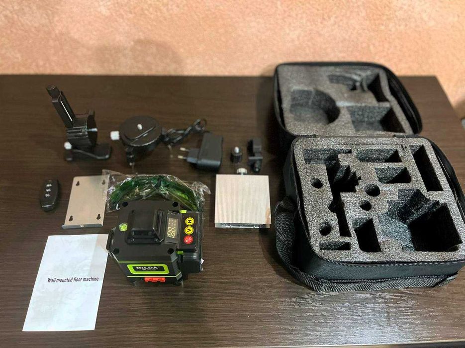 HILDA 4D З ДІСПЛЕЄМ! ОРИГІНАЛ! Hilda 4D с дисплеем лазерний рівень