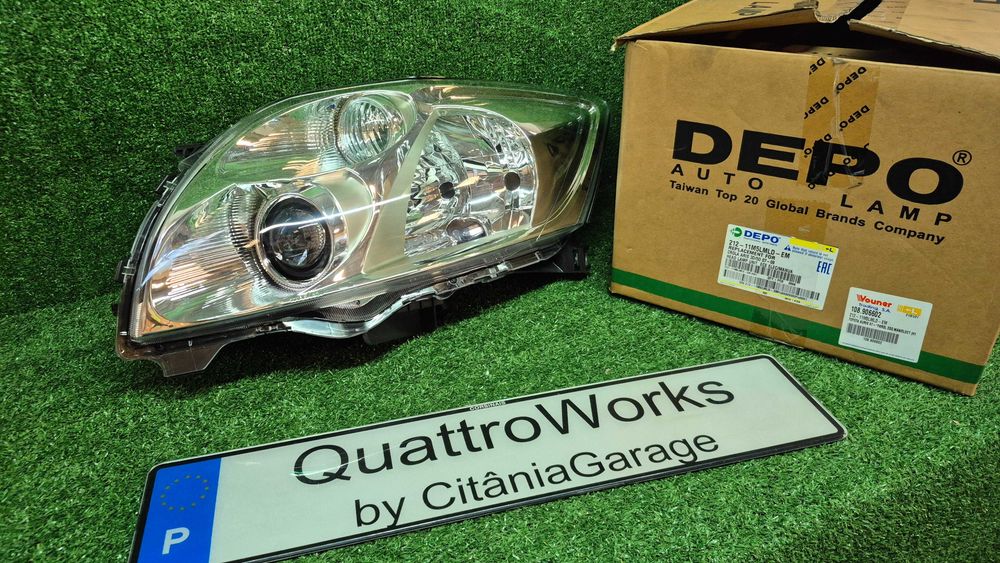 Otica Farol Esquerdo Toyota Auris E15 2007 a 2009 Ref. 212-11M5LMLD-EM NOVO
