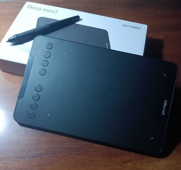 Графічний планшет XP-Pen Deco Mini 7 + Перчатка в ПОДАРУНОК