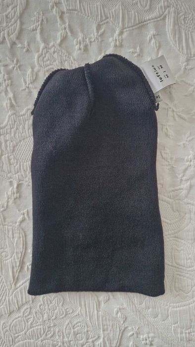 Gorro Preto Lefties, unisexo, novo com etiqueta