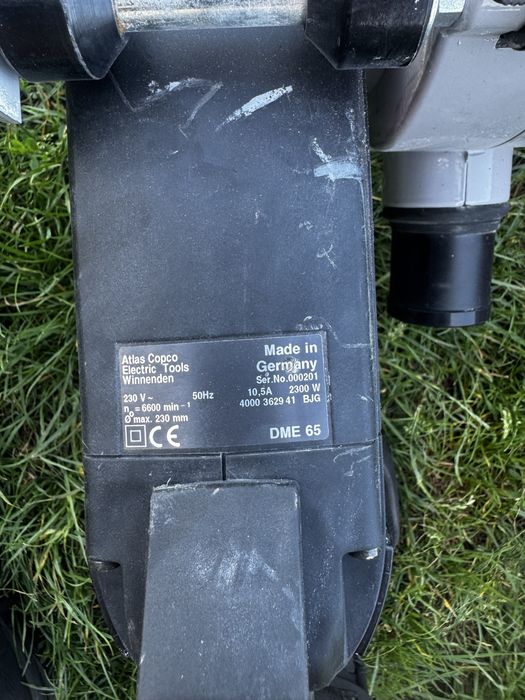Atlas Copco DME 65 Bruzdownica 2300W Walizka 230 mm