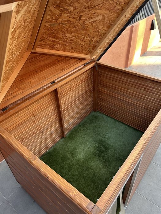 Casota XXL “Nova” Casotas e Companhia com Pavimento CPL e Porta lamelas